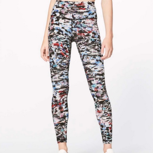 Lululemon Wunder Under Culture Clash full length size 10 - Picture 1 of 8